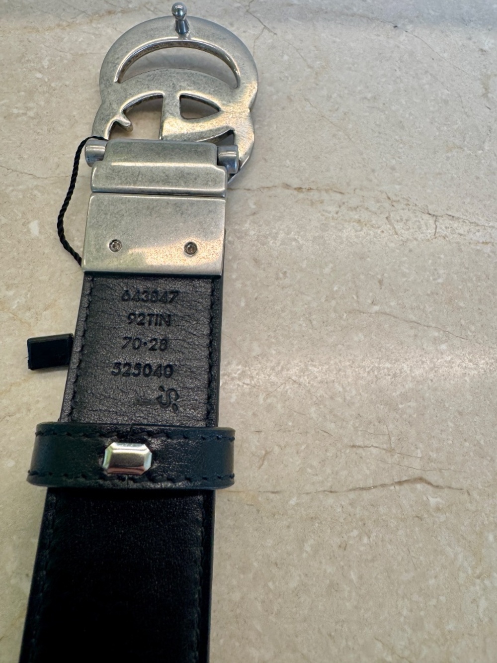 Authentic, Gucci GG Marmont Reversible Belt 1/2" Wide Size 70 - Picture 4 of 8